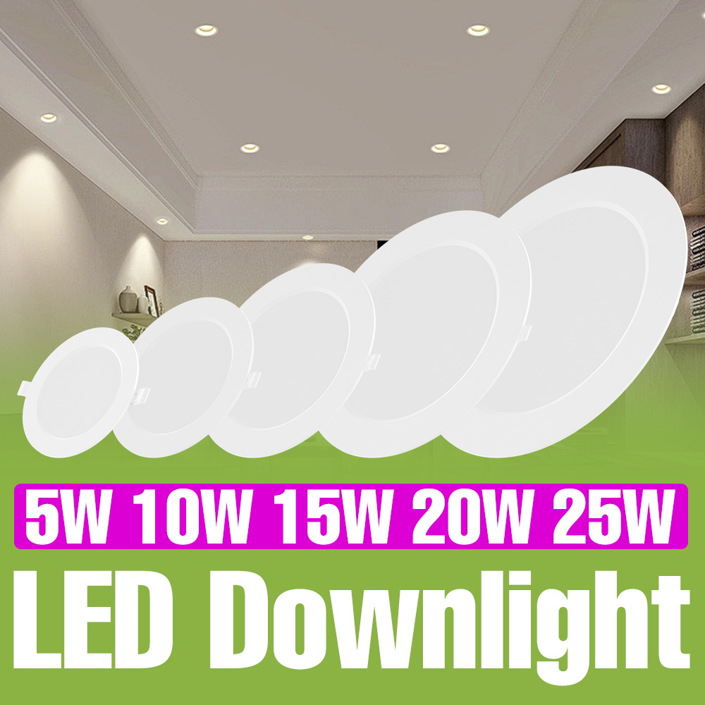 Kitchen Appliances In White - LED Tavan Lambası Gömme Yuvarlak Downlight