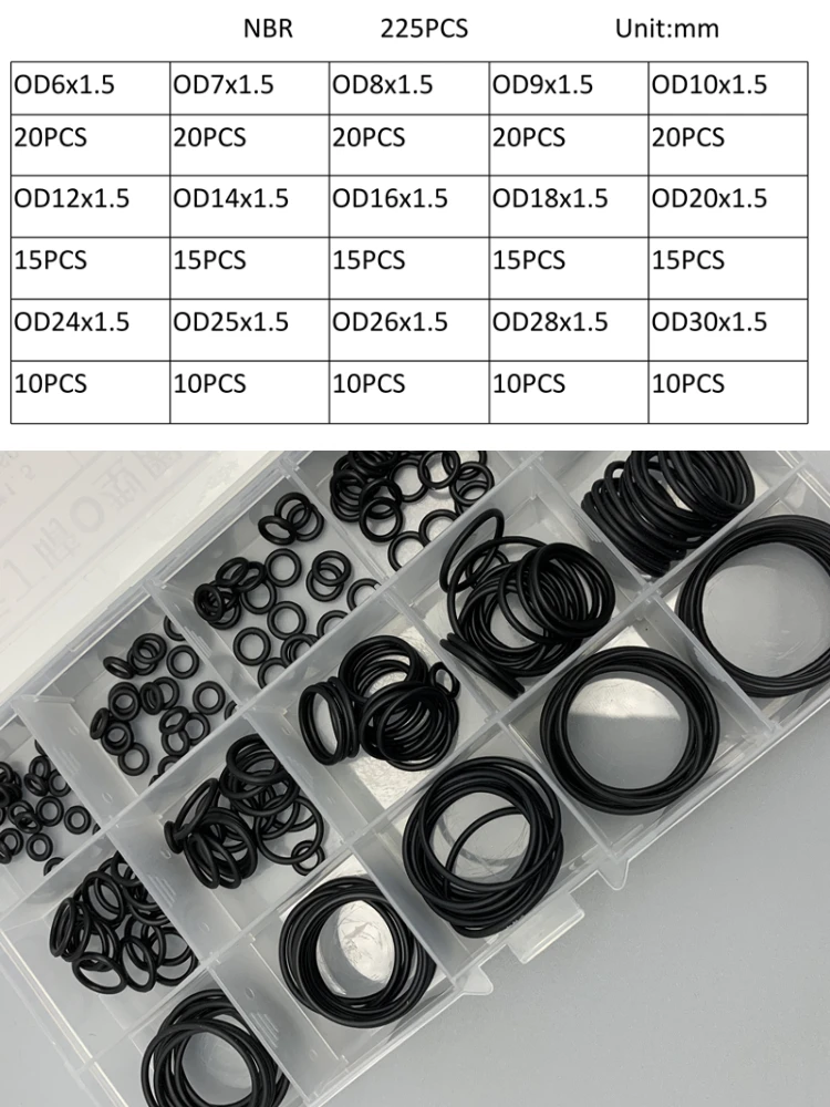 Kitchen Appliances Repair - CS 1.5mm Siyah NBR O Ring
