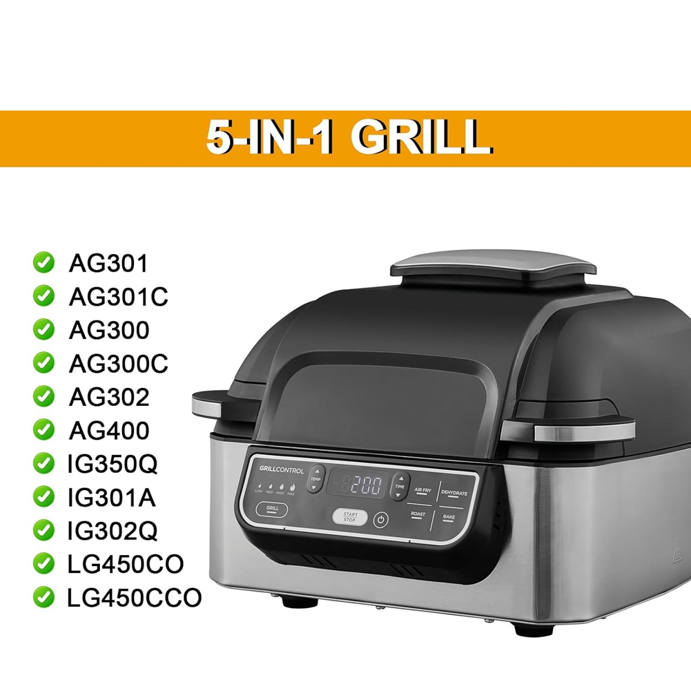 Ninja Air Fryer Af300 - M02K-Paslanmaz Çelik Sıçrama Koruması ve Izgara