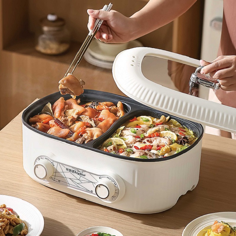 Slow Cooker Ceramic - 6L Çift Astar Elektrikli tencere Büyük