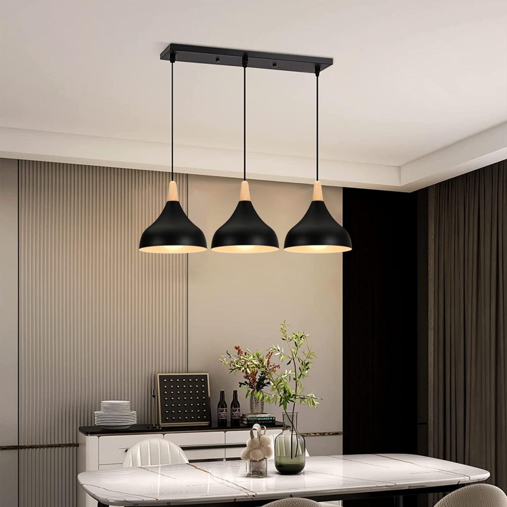 İskandinav Ahşap LED Kolye Işı - Kitchen Appliances In White incelemesi ve fiyatı