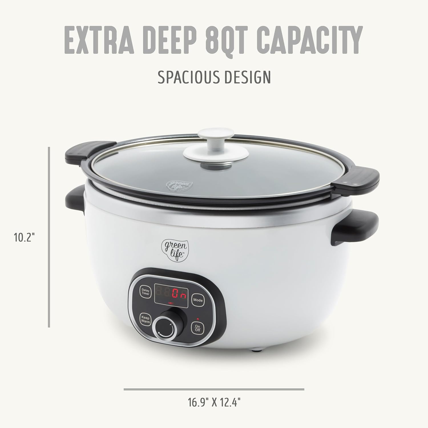 8QT Programlanabilir Yavaş Piş - Slow Cooker Ceramic incelemesi ve fiyatı