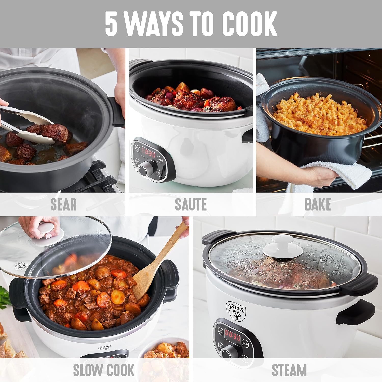 8QT Programlanabilir Yavaş Piş - Slow Cooker Ceramic incelemesi ve fiyatı