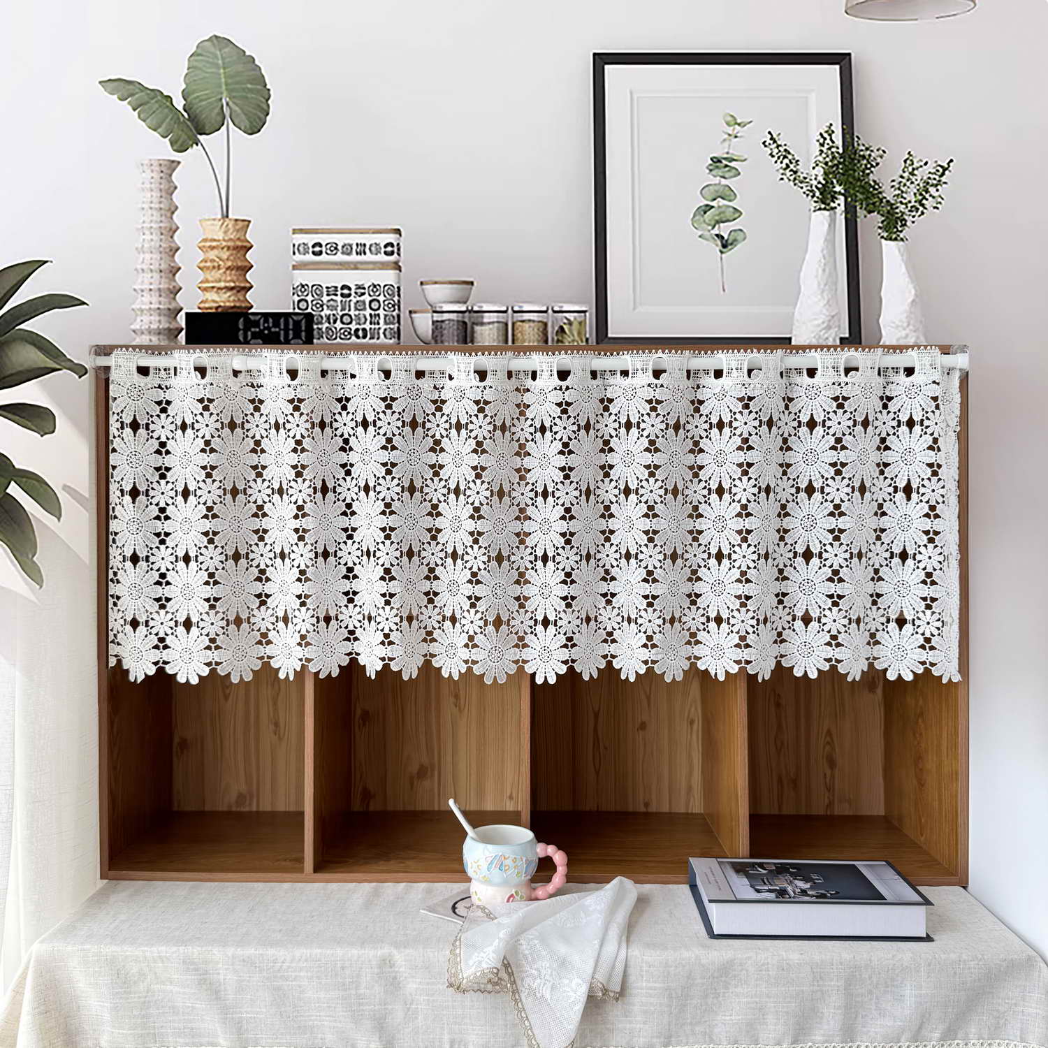Beyaz Romantik Çiçek Dantel Pe - Kitchen Appliances In White incelemesi ve fiyatı